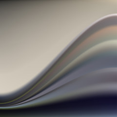 Vector illustration abstract background with blurred magic gray curved lines.