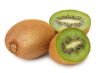 healthy food. kiwi fruit isolated on white background