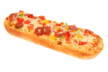 Baguette mit Salami