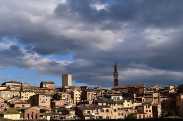 Fototapeta na wymiar Panoramica - Siena