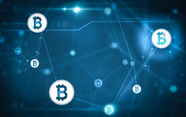 bitcoin network illustration