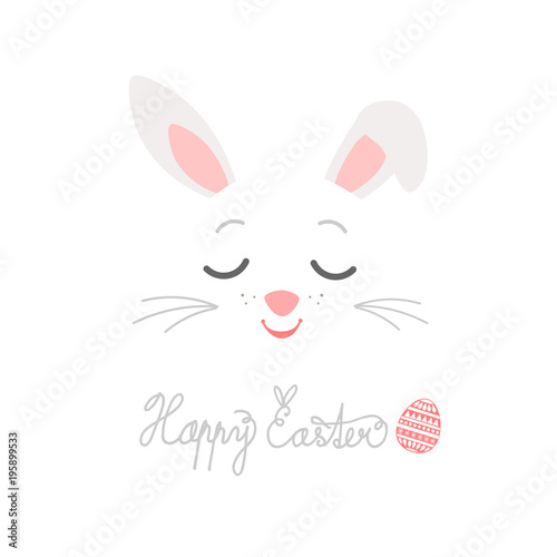 "Easter bunny head, vector illustration" Stock image and ...