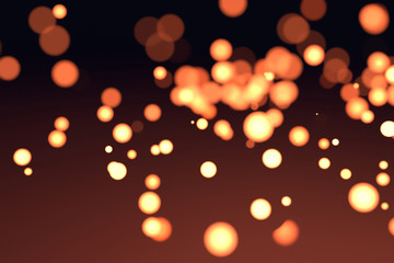 Obraz premium Abstract conceptual pattern shape. Blur, spot, fire & sphere.
