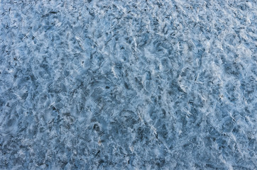 Frozen lake - ice texture