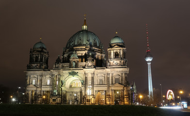 Fototapeta na wymiar Berlin Cathedral in Berlin, Germany