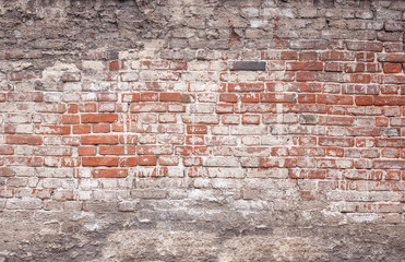 Background of crack brick wall texture