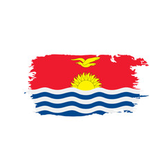 Kiribati flag, vector illustration