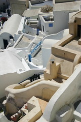 landscape of Santorini island Greece
