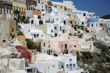 landscape of Santorini island Greece