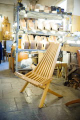 factory for the production of bent wood products. Tools for processing and gluing. Manufacture of guitars and stringed musical instruments.