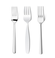 Set of forks. Vector illustration on white background. Ready to use for your design. EPS10