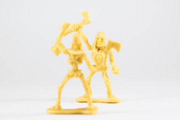 Skeleton Soldier Figurine - One on One Battle