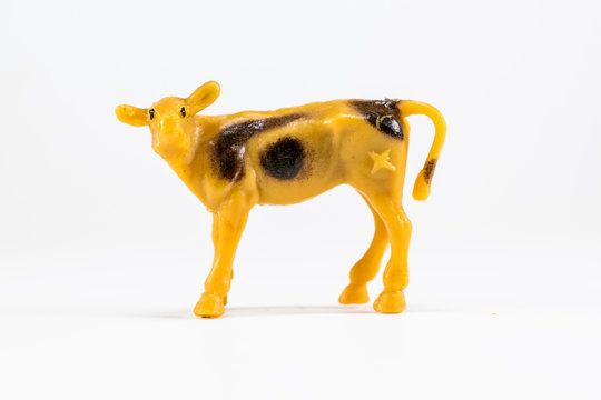 Toy Plastic Calf - Farm Animal Figurines