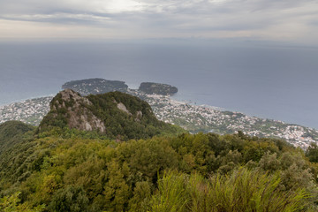 Italy, island of ischia monte epomeo