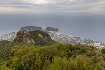 Fototapeta na wymiar Italy, island of ischia monte epomeo