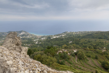 Fototapeta na wymiar Italy, island of ischia monte epomeo