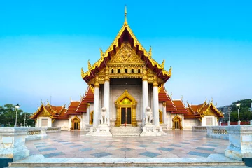 Foto auf Leinwand Wat Benchamabophit Dusit Wanaram. Bangkok, Thailand. © Luciano Mortula-LGM