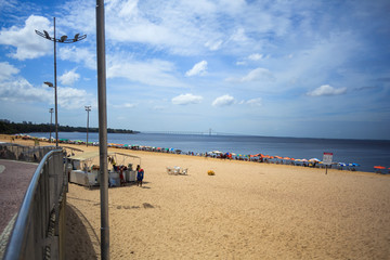 beach on manaus amazonas amazon