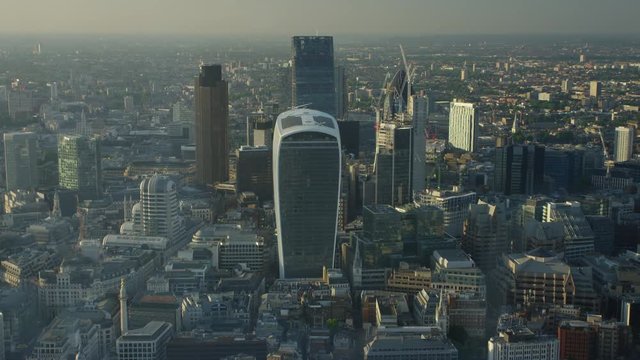 The 20 Fenchurch Street and other skyscrapers