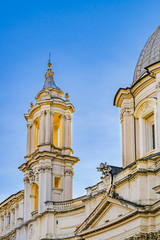 Obraz premium Santagnese Church Exterior, Piazza Nabona, Rome, Italy