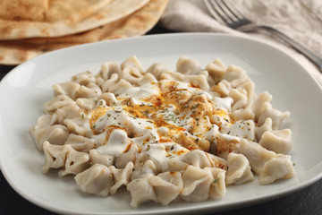 Turkish dumplings Manti