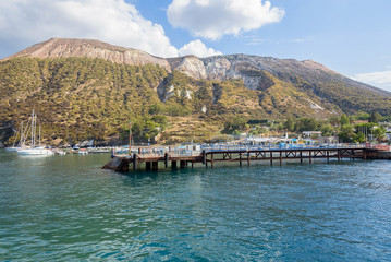 Port on Vulcano Island