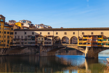 Fototapeta na wymiar Od Ponte Vecchio bridge, Florence, Tuscany, Italy
