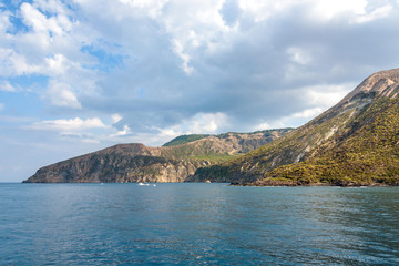 Fototapeta na wymiar View of Vulcano Island