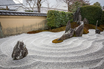 Japanese zen garden