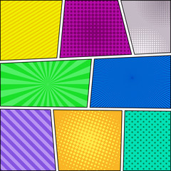 Comic book page background