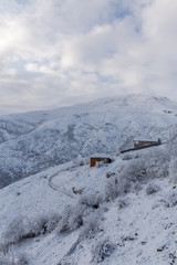 Obraz premium Abandoned in Winter, Mazandaran, Iran