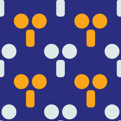 Robot mechanism seamless pattern. Strict line geometric pattern for your design.