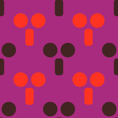 Robot mechanism seamless pattern. Strict line geometric pattern for your design.