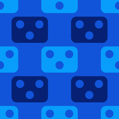 Mechanism face seamless pattern. Strict line geometric pattern for your design.