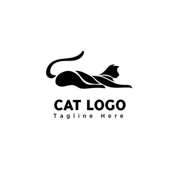 art sleep cat part logo