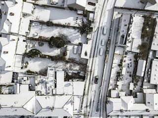 dublin covered in snow