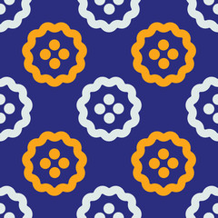 Stranger fruits seamless pattern. Strict line geometric pattern for your design.