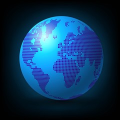 Globe, Blue Earth, Communication Technologies