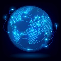 Internet, Web, Blue Earth, Communication Technologies