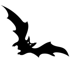 Bat, Happy Halloween, vector illustration, wing, fly, vampire, animal,