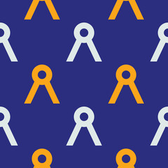 Antenna radio seamless pattern. Strict line geometric pattern for your design.