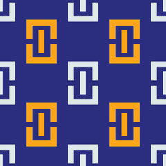 Security box seamless pattern. Strict line geometric pattern for your design.