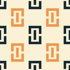 Security box seamless pattern. Strict line geometric pattern for your design.
