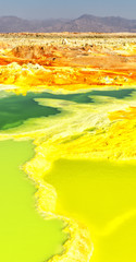  africa  the volcanic depression  of dallol