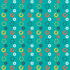 Vertical illusion seamless pattern. Autentic design for textile, print or digital.