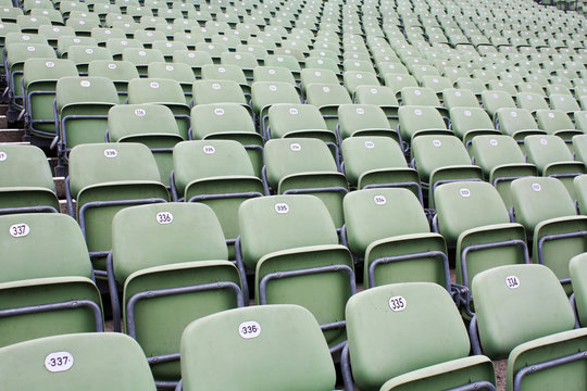 Bregenz. Austria 2018. Theater seats background