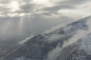 Fototapeta premium Cold Mountains of Filband, Mazandaran, Iran