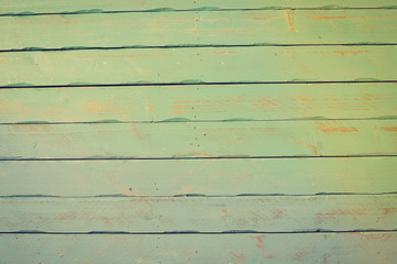 Vintage old blue wood planks background