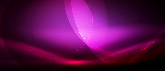 Vector glowing wave neon flowing curve background