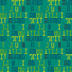 Tijuana seamless pattern. Autentic artistic design for background.